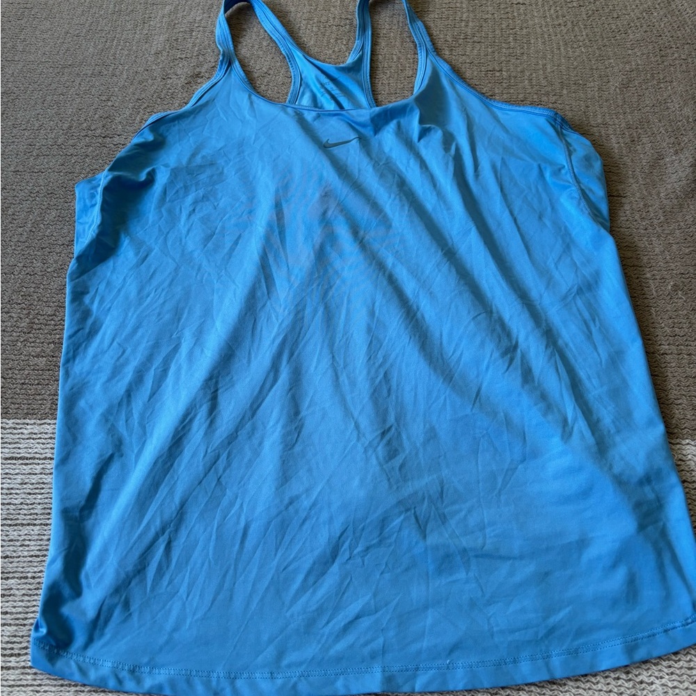 Nike Blue Racerback Dri-fit Performance Tank